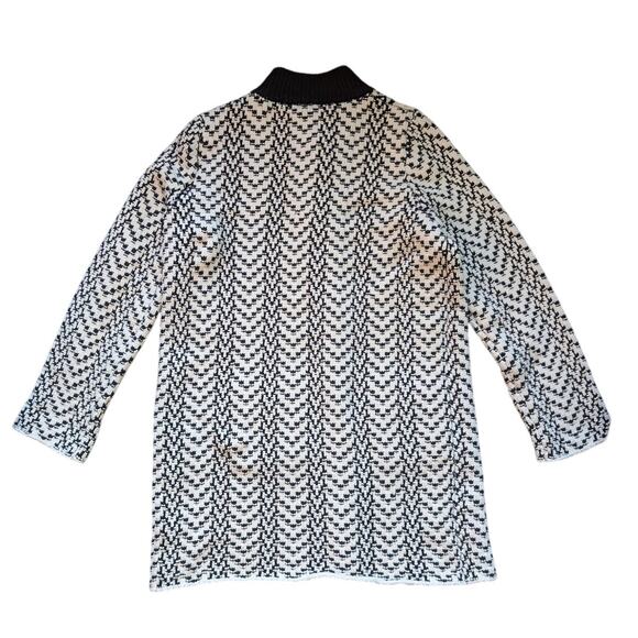 FOXCROFT Chunky Knit Jacket Cardigan Women's Size Large Button Up Quiet Luxury - Picture 3 of 13